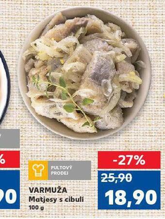Kaufland Matjesy s cibulí nabídka