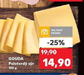 Kaufland Gouda sýr nabídka