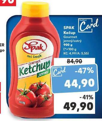Kaufland Spak kečup nabídka