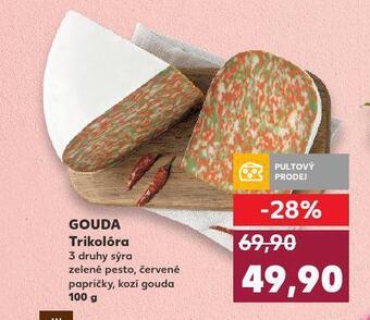 Kaufland Gouda trikolóra nabídka