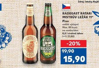 Kaufland Pivo velkopopovický kozel nabídka