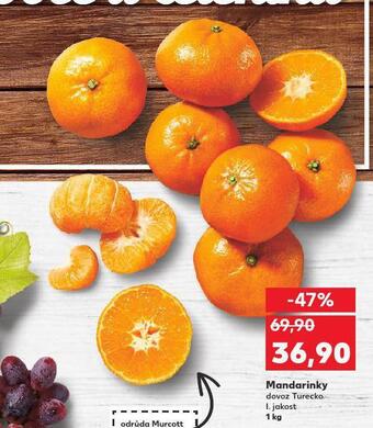 Kaufland Mandarinky nabídka