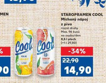 Kaufland Cool nealkoholické pivo nabídka