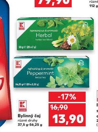 Kaufland Bylinný čaj nabídka