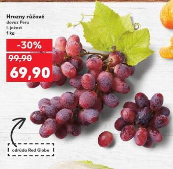 Kaufland Hrozny růžové nabídka