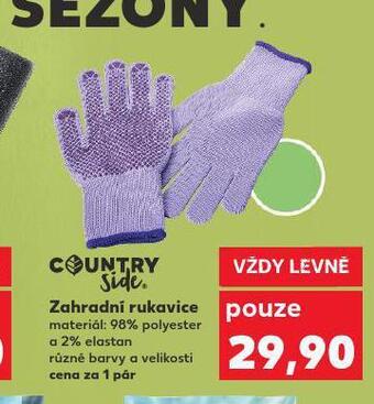 Kaufland Zahradní rukavice nabídka
