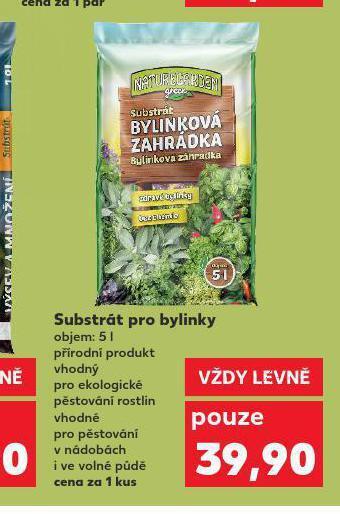 Kaufland Substrát pro bylinky nabídka
