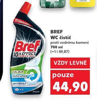Kaufland Bref wc čistič nabídka