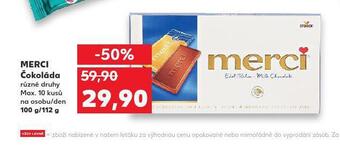 Kaufland Merci čokoláda nabídka