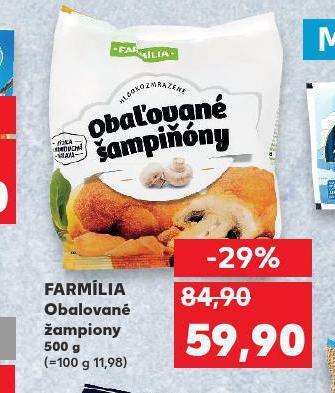 Kaufland Obalované žampiony nabídka