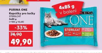 Kaufland Purina one kapsičky pro kočky nabídka
