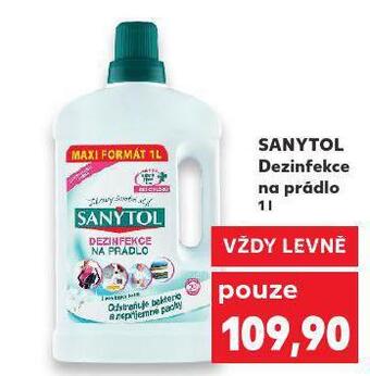 Kaufland Sanytol dezinfekce na prádlo nabídka