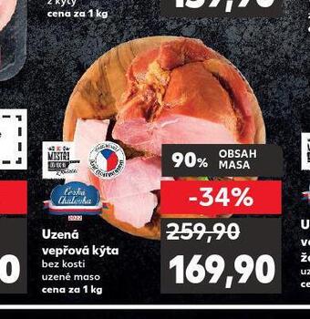 Kaufland Uzená vepřová kýta nabídka