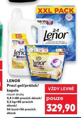 Kaufland Lenor prací prostředek nabídka