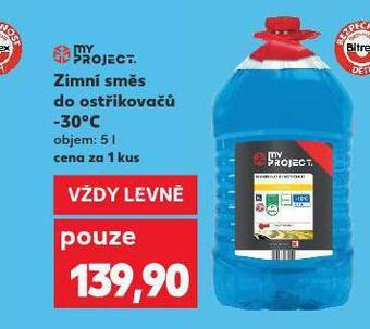 Kaufland Zimní směs do ostřikovačů nabídka