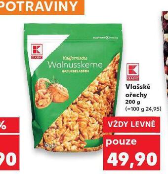Kaufland Vlašské ořechy nabídka