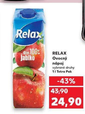 Kaufland Relax ovocný nápoj nabídka