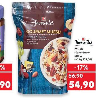 Kaufland Musli nabídka