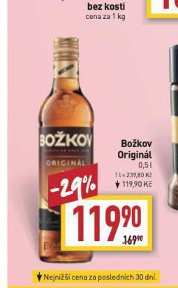 Billa Božkov originál nabídka