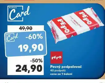 Pevný podpalovač pepo