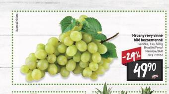 Billa Hrozny révy vinné bílé nabídka