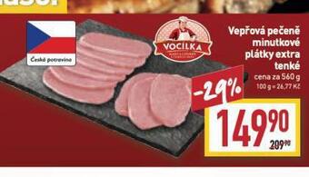 Billa Vepřová pečeně nabídka