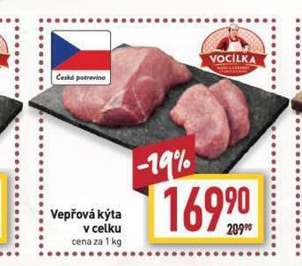 Billa Vepřová kýta v celku nabídka