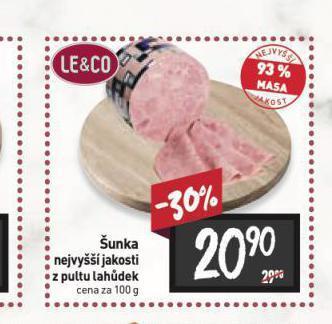 Billa Šunka nabídka