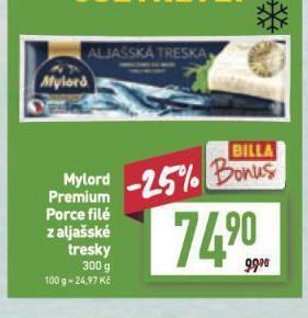 Billa Mylord premium porce filé nabídka