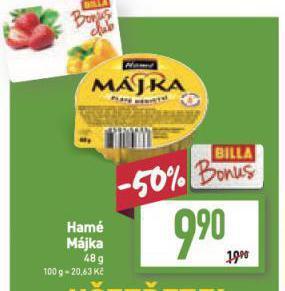 Billa Hamé májka nabídka