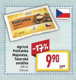 Billa Tatarská omáčka nabídka