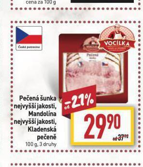 Billa Šunka mandolína nabídka