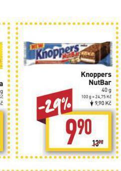 Billa Knoppers nutbar nabídka