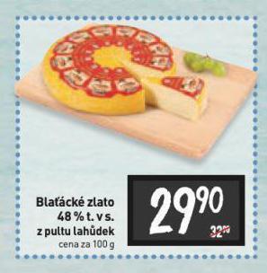 Billa Blaťácké zlato nabídka