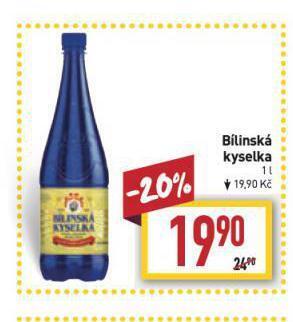 Billa Bílinská kyselka nabídka