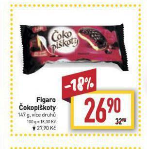 Billa Figaro čokopiškoty nabídka