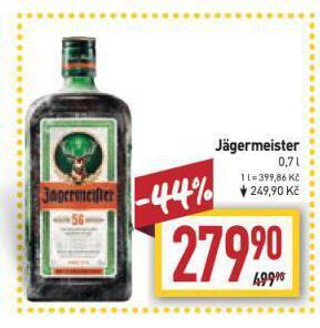 Billa Jagermeister nabídka