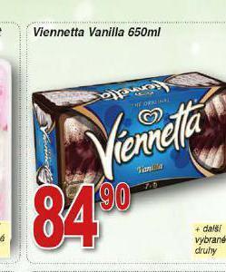 Hruška Zmrzlina viennetta nabídka