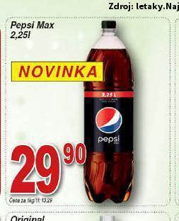 Hruška Pepsi max nabídka