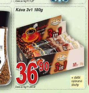 Hruška Káva 3v1 nabídka