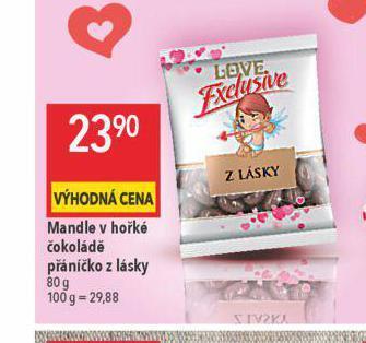 Globus Mandle v hořké čokoládě nabídka