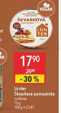 Lunter škvarková pomazánka
