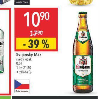 Globus Pivo svijanský máz nabídka