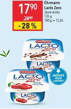 Globus Ehrmann lacto zero nabídka