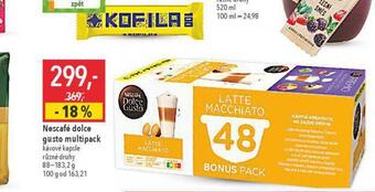 Globus Kávové kapsle dolce gusto nabídka