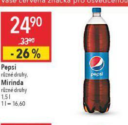 Globus Pepsi nabídka