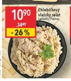 Globus Chlebíčkový vlašský salát nabídka
