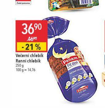 Globus Večerní chlebík nabídka