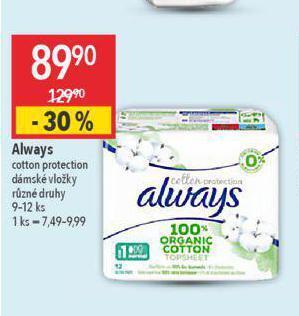 Globus Always dámské vložky nabídka