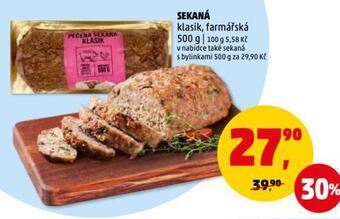 Penny Market Sekaná klasik, farmářská nabídka
